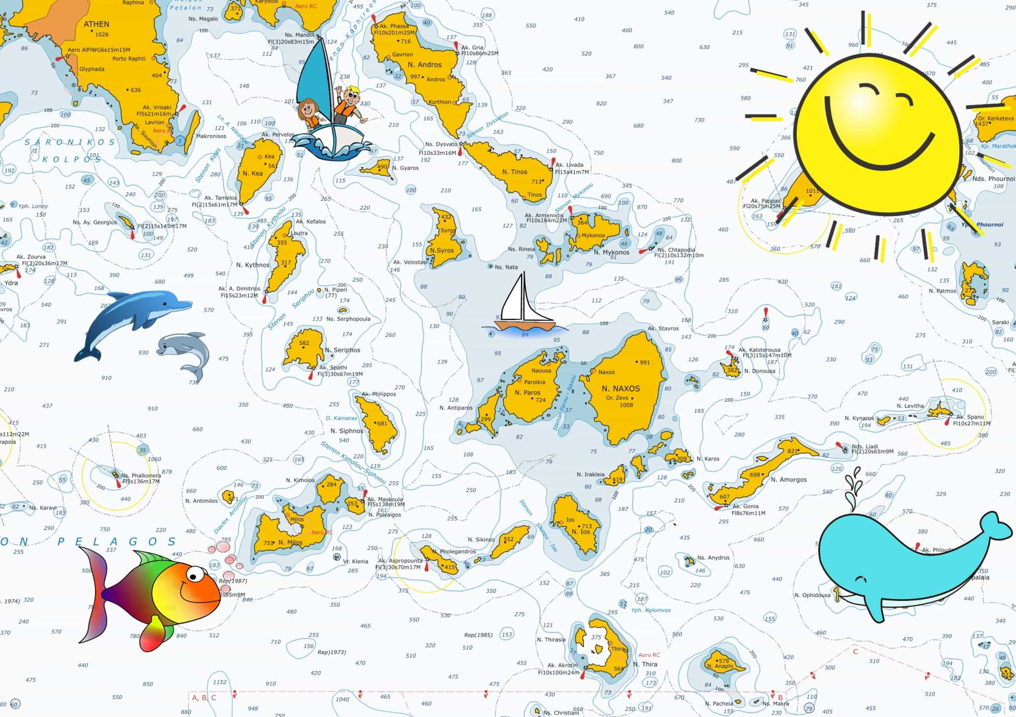 Isole Cicladi, Quali vedere e cosa fare