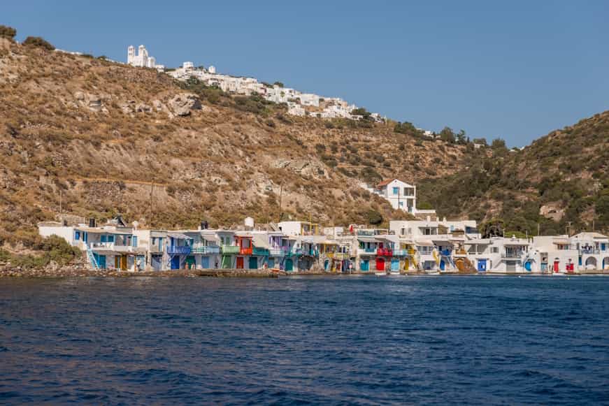 Itinerario in barca a vela da Milos a Naxos